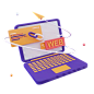 Web Link  3D Icon