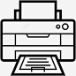 打印机传真机喷墨打印机图标 设计图片 免费下载 页面网页 平面电商 创意素材