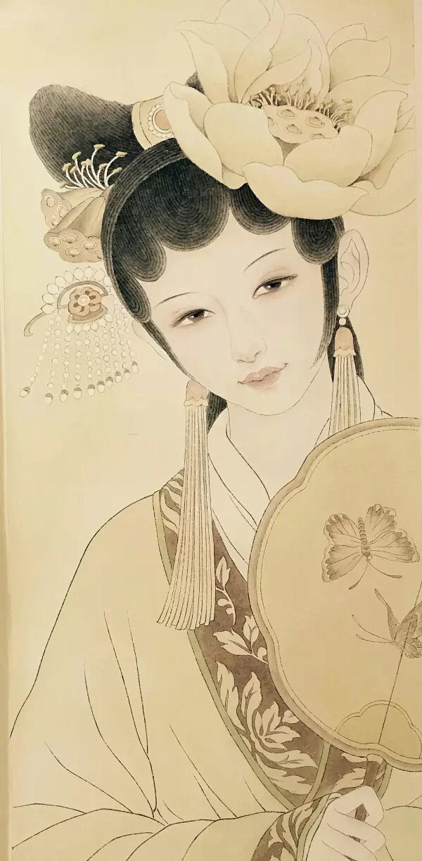 付洛红老师工笔巨制十二花神