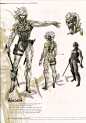 Cyborg Raiden from Metal Gear Solid 4 by Yoji Shinkawa