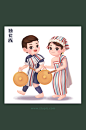 民族插画