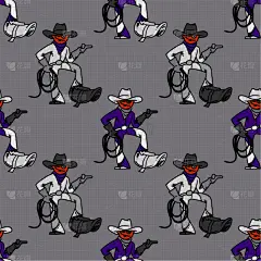 牛仔,酷,四方连续纹样,男人,信心,图像,壁纸,力量,矢量,绘制