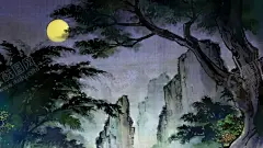 华灯初上古风场景 【酷图网】中国风场景,场景插画,中式古风,动漫场景,游戏场景,山水风景,美景插画,夜晚插画,傍晚插画,华灯初上场景,西楼,中国风夜景,图集,武侠仙侠,CG场景,背景设计素材,建筑物,大气