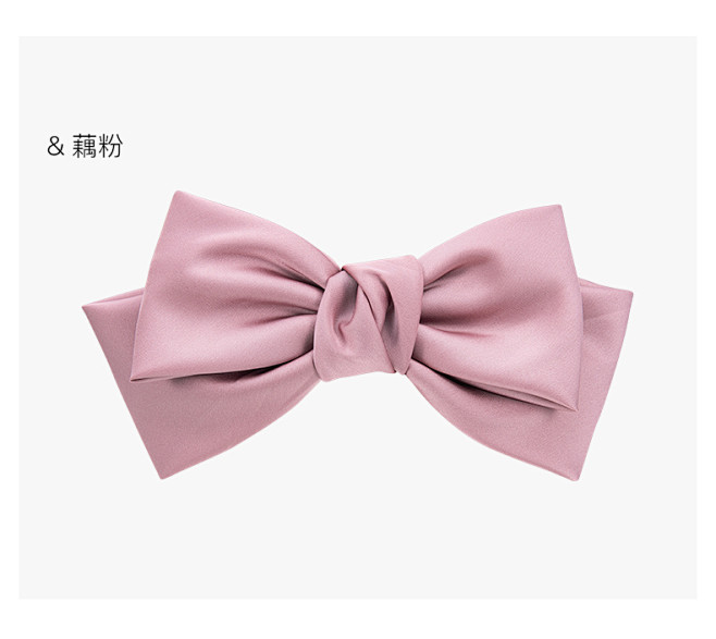 SundyHoney蝴蝶结马尾横夹发夹韩...