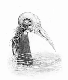 插画 | 看美女笔下的彩铅画唯美女孩肖像