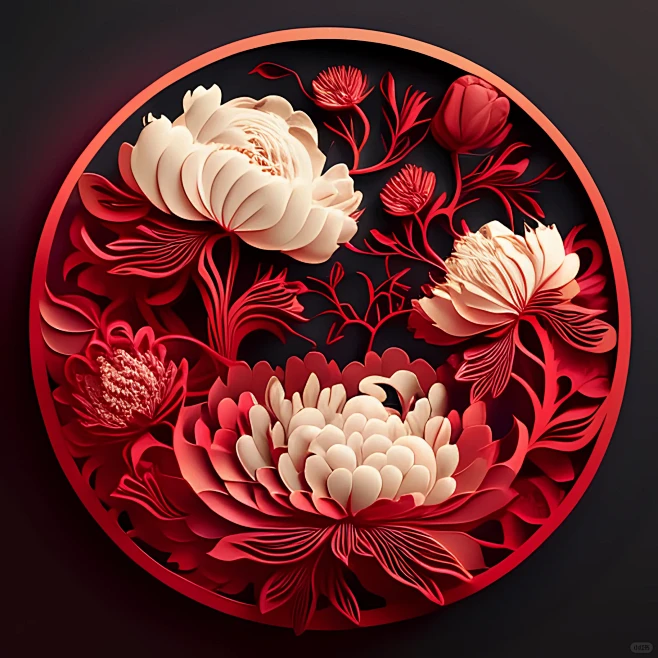 AIGC：立体雕花