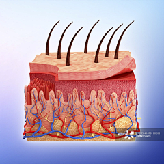 句点子创意采集到皮肤结构