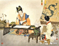 《十八描》第49集著名国画家、连环画家——项维仁和他的工笔重彩仕女画（下）