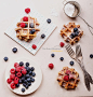 Waffles with Berries