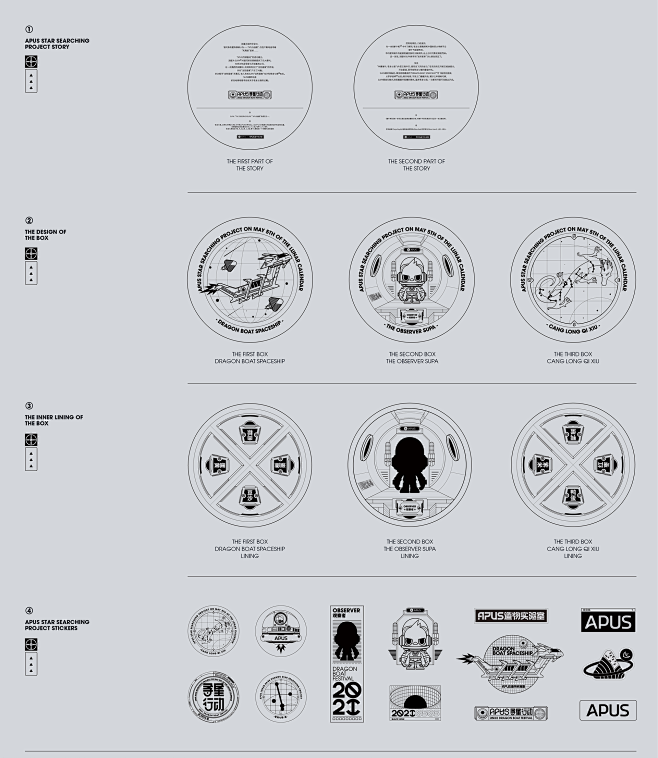APUS寻星行动礼盒设计|平面|包装|A...