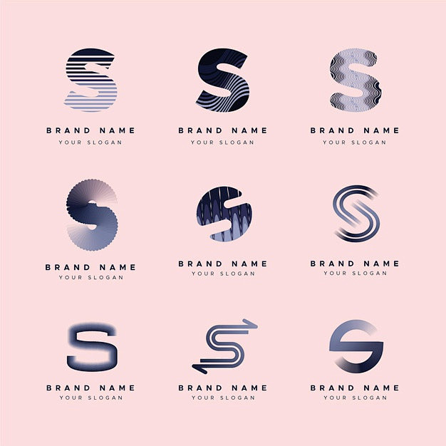 s 字母logo标志矢量图素材
