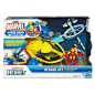 Amazon.com: Marvel Super Hero Adventures Playskool Heroes Rescue Jet with Wolverine & Iron Man: Toys & Games