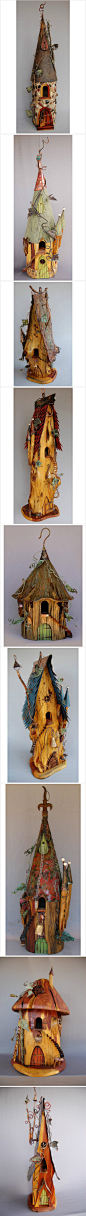 [] 《创意视觉天下》分享一组——有爱的鸟房子~【arborcastle.图】