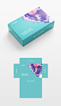 韩式美容化妆品玻尿酸避孕套包装纸盒设计