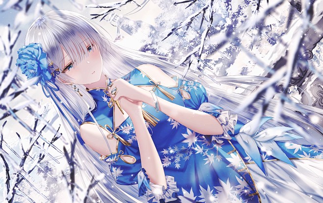 「晶莹雪」/「純白可憐」[pixiv] ...
