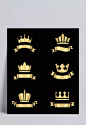 金质王冠标志设计矢量素材|金色皇冠,皇冠图标,品质图标,优质图标,质量保证,高质量,品质保证,其他,底纹边框,矢量素材
