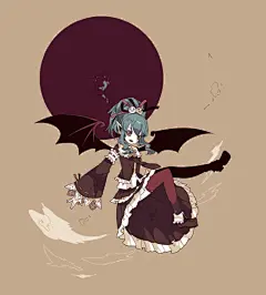 【哥特式】黑童话故事插图&amp;哥特化的动漫人物组图_看图_黑图片吧_百度贴吧