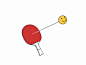 Paddle Ball ball paddle loop animation