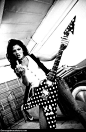 . Love her guitar...would look awesome with a PRS.: 