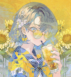 ୨୧画画的小也♡采集到【画师】はむメロン