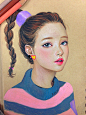 Beauty illustration : Color pencil beauty illustration  by Zipcy 