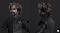Tyrion Lannister, Marlon R. Nunez : I was in charge of creating Tyrion digital double for the trailer. Modeling, Texturing, LookDev and Grooming. Tyrion was very special, not only because I love this actor but also it made me learn all bunch of new techni