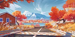 赤城红叶