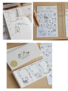 【甜味小调】白日梦原创可爱水彩手账插画风可撕便签贺卡和纸贴纸-淘宝网