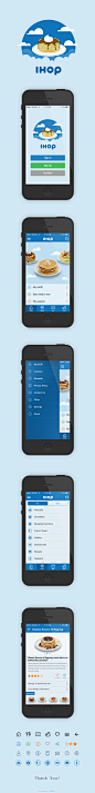 IHOP app ios7界面设计 - 界面设计粉丝团 - ICONFANS - Powered by Discuz!