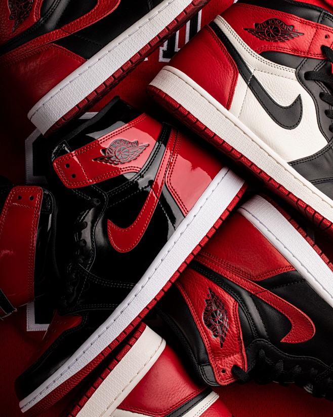 AJ1,Air Jordan 1,黑红,...