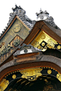 The Imperial Badge, Kyoto, Japan ~ this is roof of Nijo castle, in Kyoto. It was the residence of the Tokugawa shoguns when they visited from their own capital in Edo (Tokyo). This imperial crest suplanted the Tokugawa crest as a symbol of the victory of 