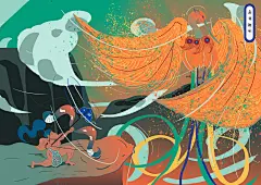后羿射日_WPP犹豫__插画师作品_涂鸦王国gracg.com