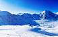 美丽雪山风景图片