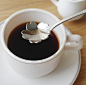 现货.日本创意可爱家居用品@樱花花型不锈钢长柄勺子 咖啡勺茶匙的图片