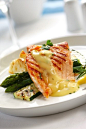 GRILLED SALMON WITH LEMON AND HERB BUTTER SAUCE