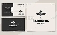 Caduceus建筑模板上的字母风格