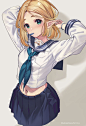画师 朱里/shuri《塞尔达传说：旷野之息》系列。

via.ebiebieshrimp ​​​​