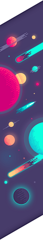 What Space Really Looks Like : Space illustration + wallpaper & poster.Copyright @ 2013 Nina Geometrieva