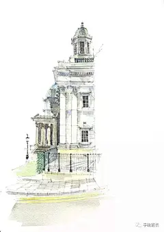 炫酷的城市水彩画 : 作为一名建筑师有着长期和成功的职业生涯，他对建筑有深刻理解和热爱。Bryn的城市和建筑水彩画独特地捕捉了每一个地方的精髓，如威尼斯运河的活力，西班牙村庄的温暖和魅力，或伦敦街头的豪华……