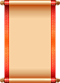 红色 金色 喜庆 喜报 过年 国风 古风 卷轴 边框 锦旗 (46)