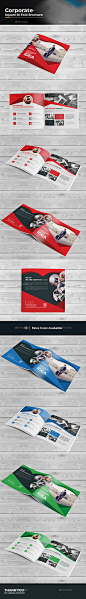 Multipurpose Square Bi Fold Brochure - Corporate Brochures