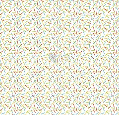 无缝明亮抽象图案孤立在白色上