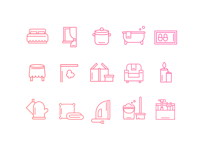 Household icons : Ho...