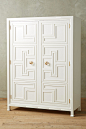 Lacquered Regency Armoire