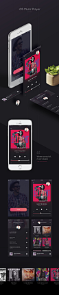 Music Player App : Concept Music Player app for iOS