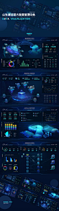 数据可视化大屏设计-山东省运营大数据管理中心 -UI中国用户体验设计平台