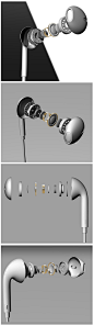 耳机内部喇叭结构芯片3D模型犀牛模型