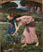 Gather Ye Rosebuds While Ye May, 1909 - John William Waterhouse