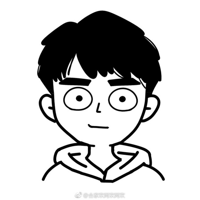 ╰(●’◡’●)╮ 黑白系列小头像~ ​...