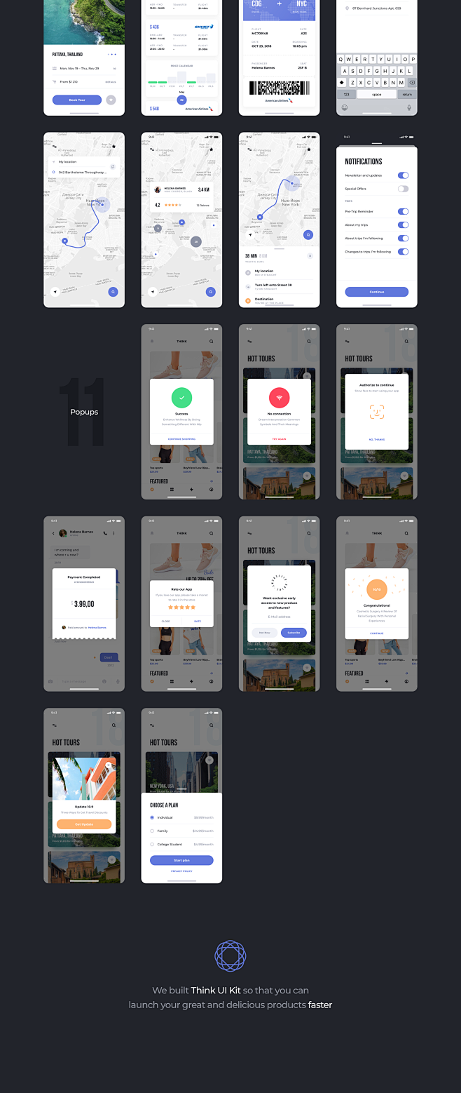 UI Kits : Think Mobi...